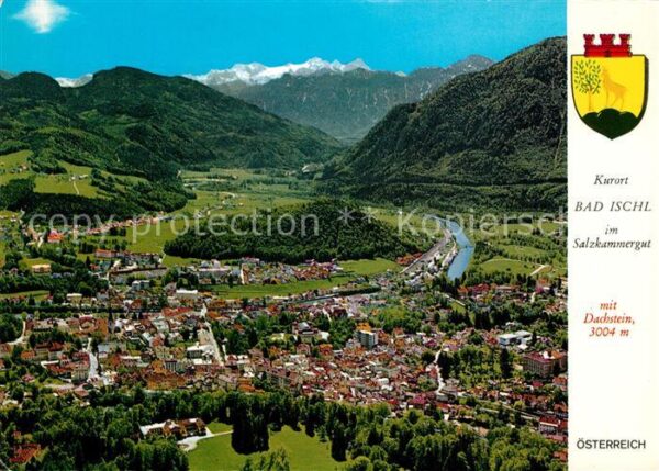 Bad Ischl Salzkammergut Dachstein Fliegeraufnahme