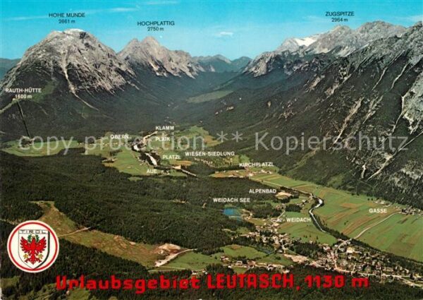 Leutasch Fliegeraufnahme
