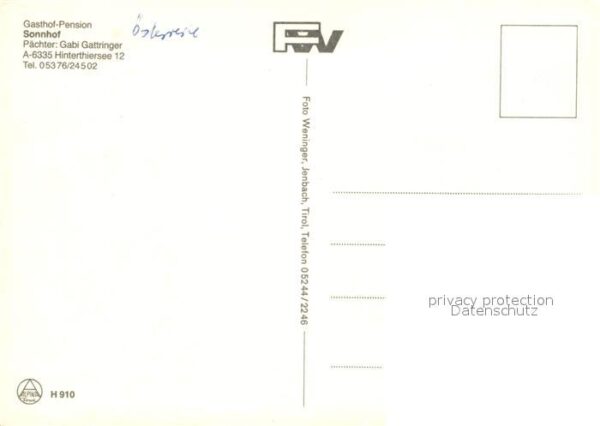 Hinterthiersee Gasthof-Pension Sonnhof – Bild 2