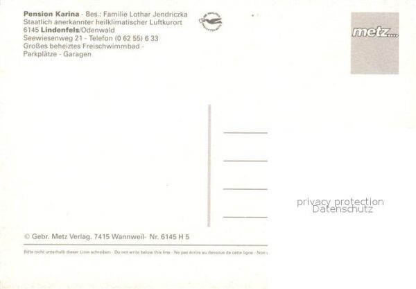 Lindenfels Odenwald Pension Karina – Bild 2