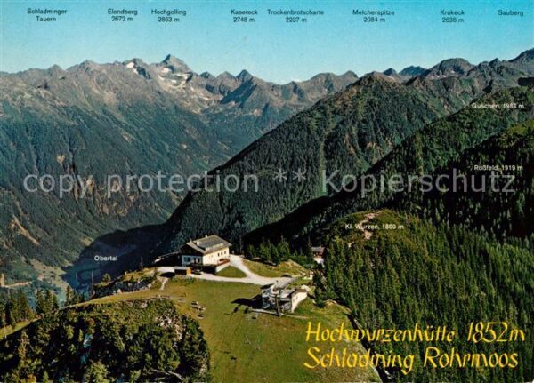 Schladming Obersteiermark Hochwurzenhütte Fliegeraufnahme