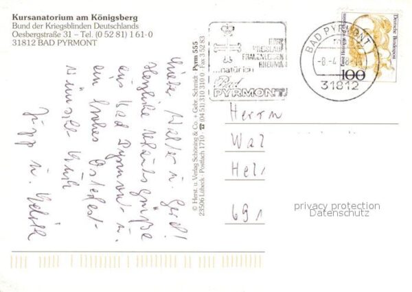 Bad Pyrmont Kursanatorium am Königsberg – Bild 2