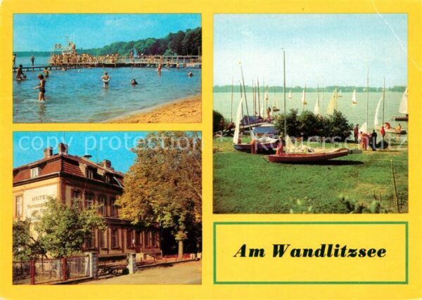 Wandlitz Seglerhafen Wandlitzsee Strandbad Hotel
