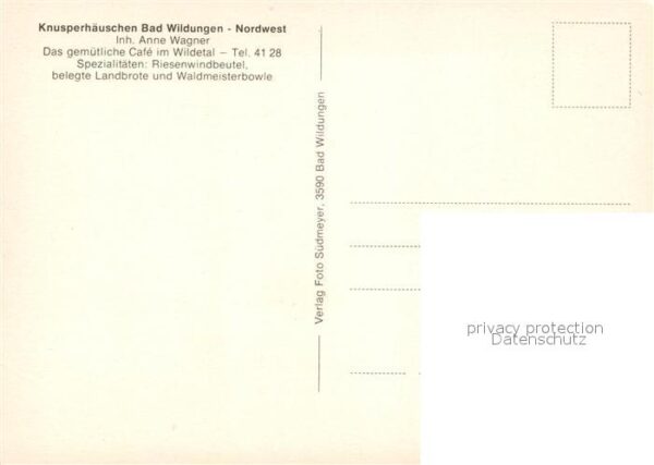 Bad Wildungen Cafe Zum Knusperhäuschen – Bild 2