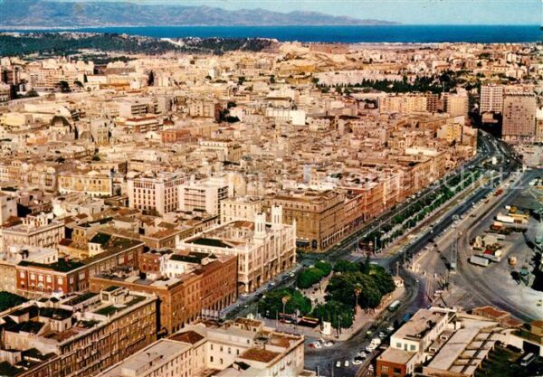 Cagliari Via Roma Veduta Aerea