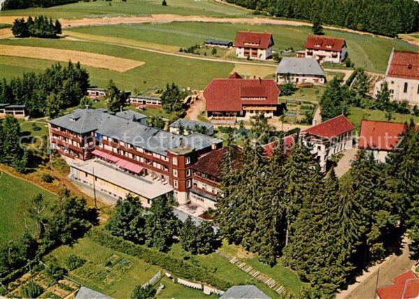 Hoechenschwand Augensanatorium Sonnenhof Fliegeraufnah