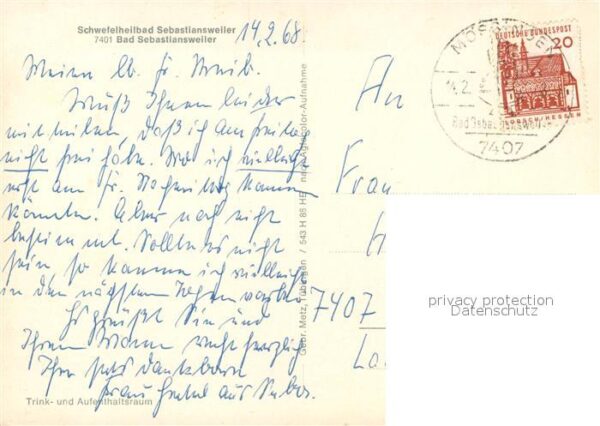 Bad Sebastiansweiler Schwefelheilbad Trink- und Aufenthaltsr – Bild 2