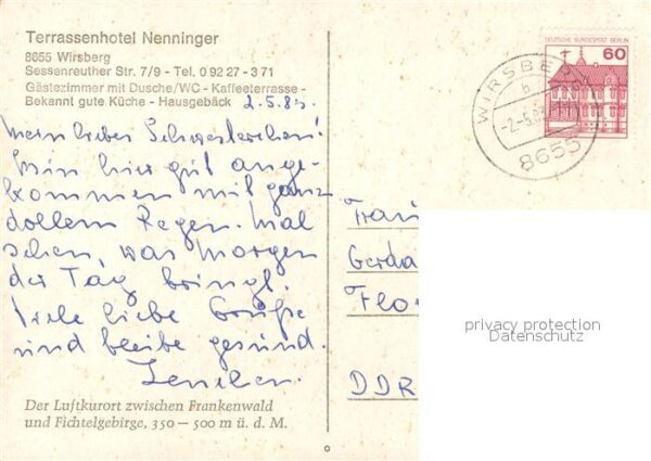 Wirsberg Terrassenhotel Nenninger – Bild 2
