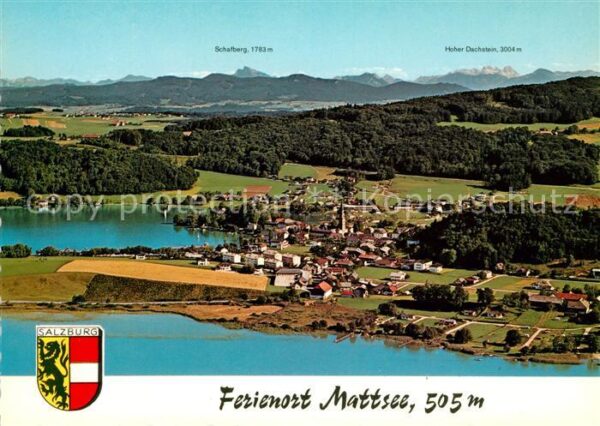 Mattsee Salzburg Schafberg Dachstein Fliegeraufnahme