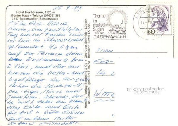 Badenweiler Hotel Hochblauen Fliegeraufnahme – Bild 2