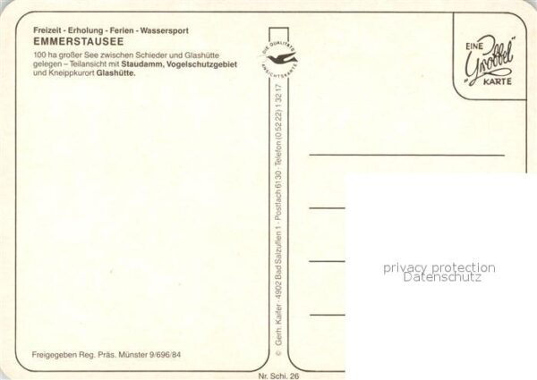 Schieder-Schwalenberg Emmerstausee Fliegeraufnahme – Bild 2