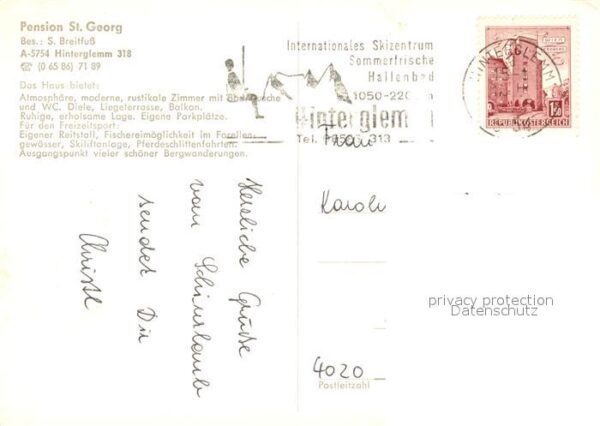 Hinterglemm Saalbach Pension St. Georg – Bild 2
