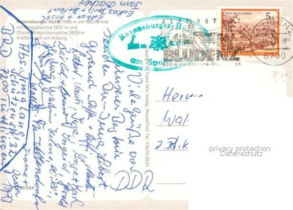 Lech Vorarlberg Ravensburger Hütte – Bild 2