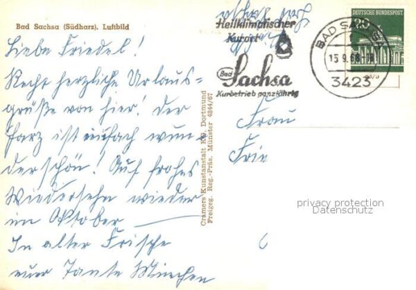 Bad Sachsa Harz Fliegeraufnahme – Bild 2