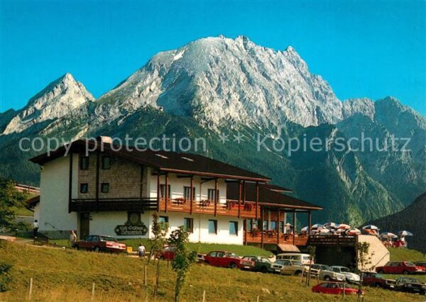 Ramsau Berchtesgaden Gasthof-Cafe Schwarzeck Watzmann