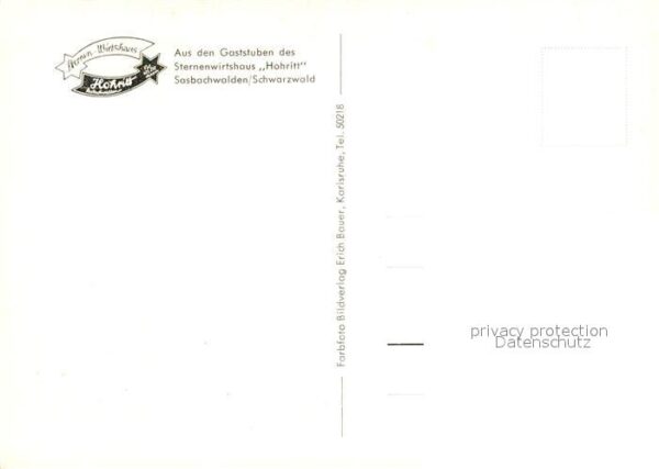 Sasbachwalden Wirtshaus Hohritt – Bild 2