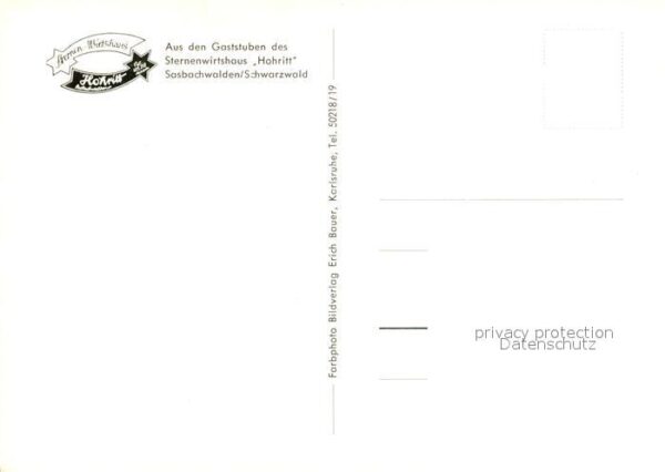 Sasbachwalden Wirtshaus Hohritt – Bild 2