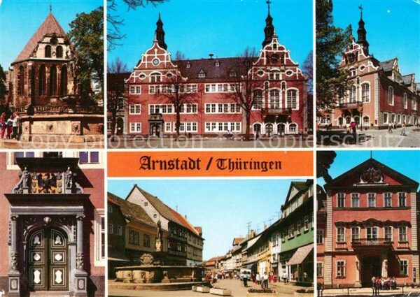 Arnstadt Ilm Hopfenbrunnen Bachkirche Rathaus Erfurt