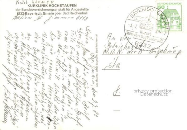 Bayerisch Gmain Kurklinik Hochstaufen – Bild 2