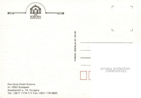 Budapest Pannonia Hotel Korona – Bild 2