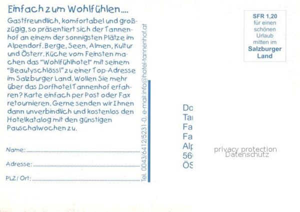 St Johann Pongau Dorfhotel Tannenhof – Bild 2