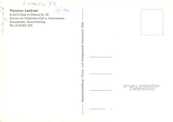 Ried Zillertal Pension Lackner – Bild 2