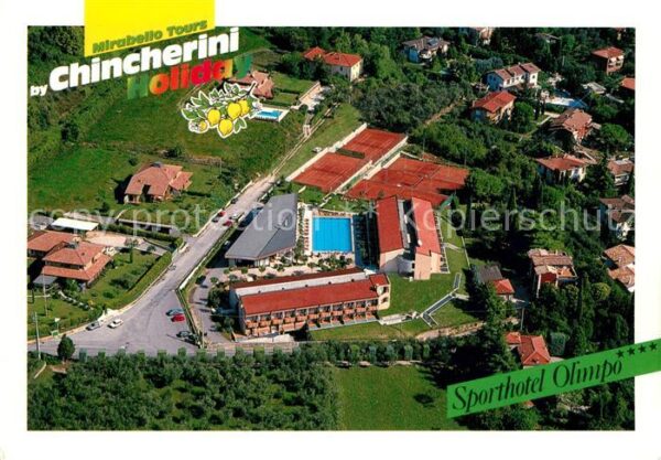 Garda Lago di Garda Sporthotel Olimpo Fliegeraufnahme