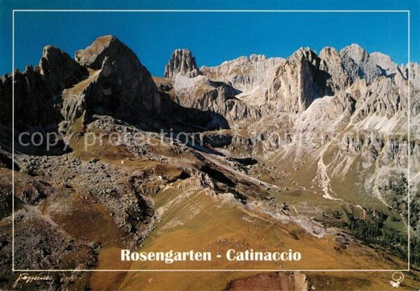Catinaccio Rosengarten Vael Tscheinerspitze Molign