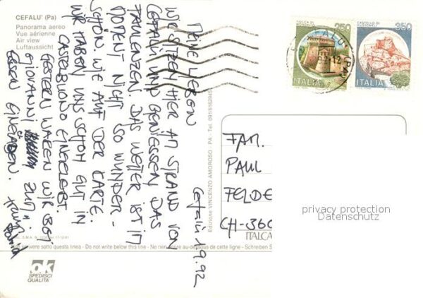Cefalu Veduta Aerea Fliegeraufnahme – Bild 2