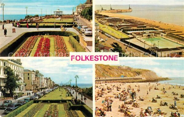 Folkestone Leas Bandstand Beach