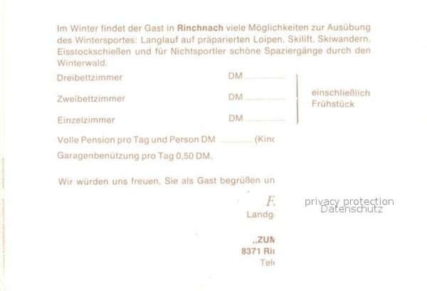 Rinchnach Gasthof Zum Gunthersteig – Bild 2