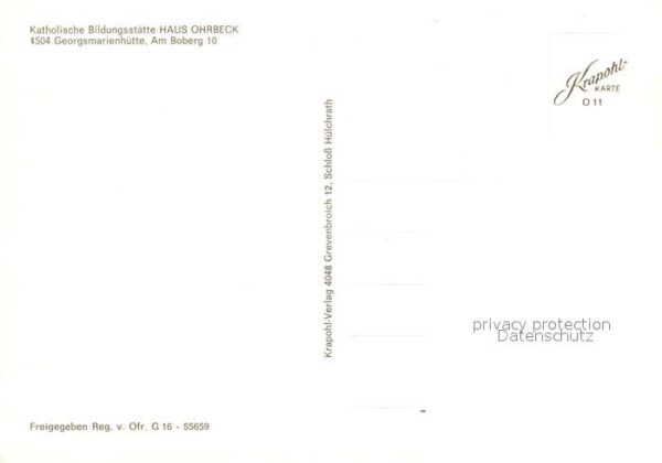 Georgsmarienhuette Katholische Bildungsstätte Haus Ohrbeck – Bild 2
