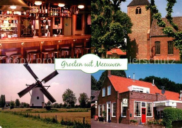 Meeuwen Cafe De Heuvel Windmühle