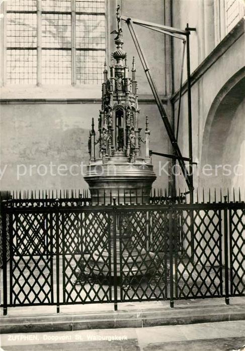 Zutphen Doopvont St. Walburgskerk