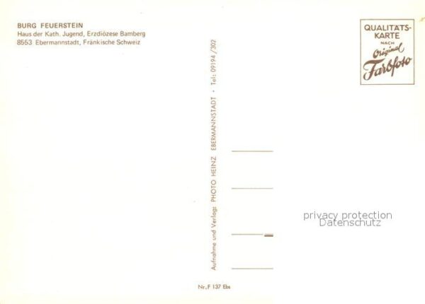 Ebermannstadt Burg Feuerstein – Bild 2
