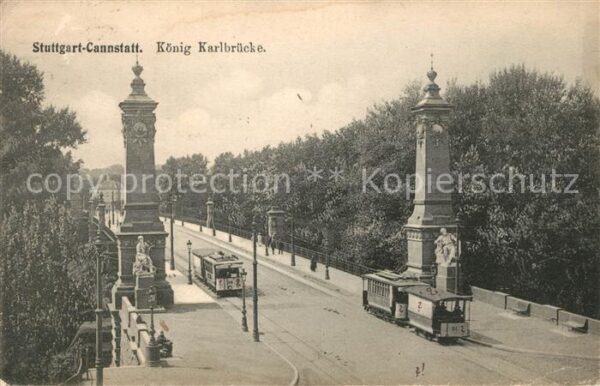 Strassenbahn Stuttgart-Cannstatt König-Karlbrücke