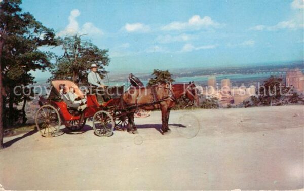Pferdekutschen Old French Horsedrawn Carriage Mount Ro