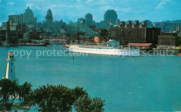 Schiffe Ships Navires Montreal Canadian Pacific Ocean Liner H