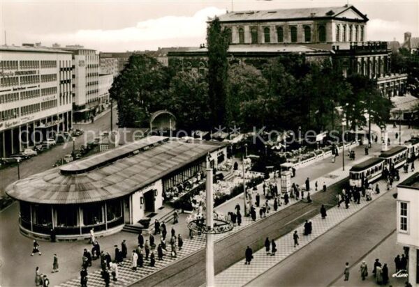 Strassenbahn Hannover Cafe am Kröpcke Opernhaus