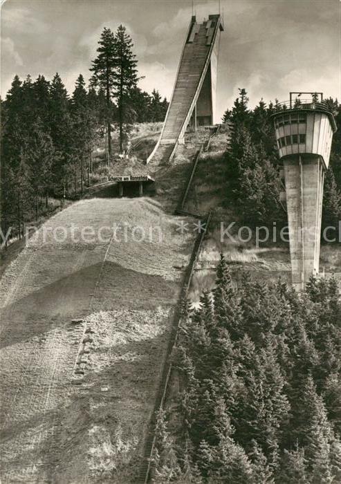 Ski-Flugschanze Schanze am Rennsteig Oberhof Thüringen