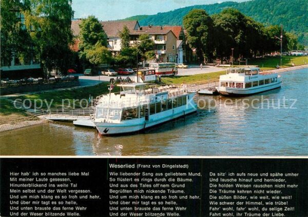 Motorschiffe Weisse Flotte Warnecke Weserlied