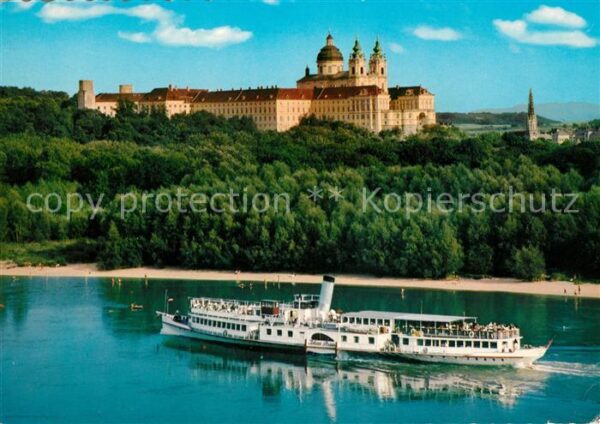 Dampfer Seitenrad Johann Strauss Stift Melk Wachau