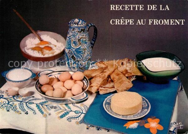 Lebensmittel Recette Crepes au Froment