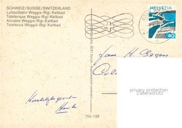 Seilbahn Weggis Rigi-Kaltbad – Bild 2