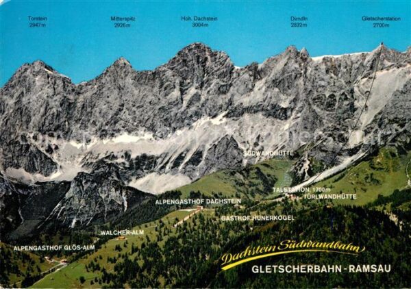 Seilbahn Dachstein-Südwandbahn Dachsteinstrasse