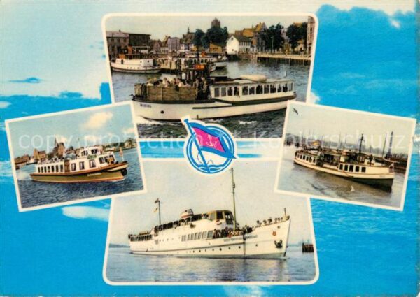 Schiffe Ships Navires Weisse Flotte Stralsund