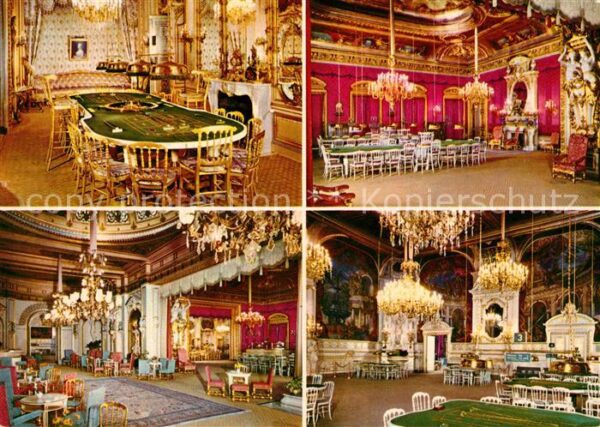 Casino Spielbank Baden-Baden Saal Pompadour Roter Saal G
