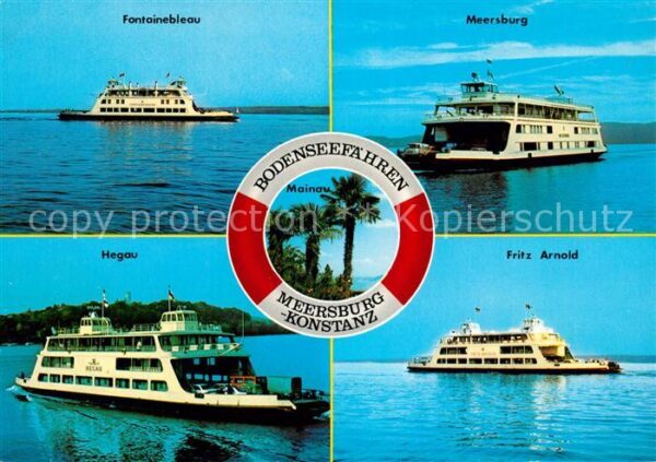 Faehre Ferry Bac Traghetto-- Bodensee Fontainebleau Meersburg Hegau