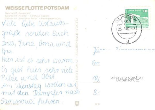 Motorschiffe Weisse Flotte Potsdam Sanssouci Nedlitz – Bild 2