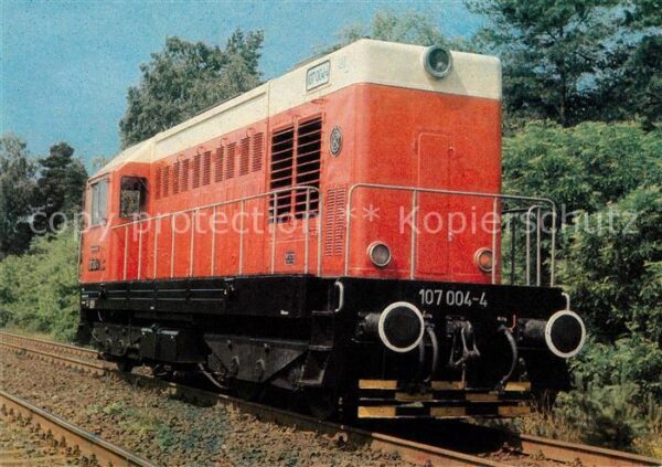 Lokomotive BoBo-Diesellokomotive 107 004-4
